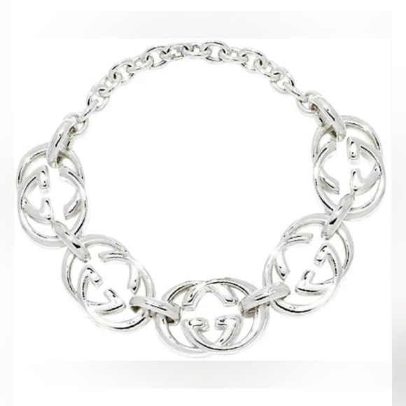 GUCCI Made in Italy Sterling Silver Britt Multi Bracelet - Picture 3 of 5